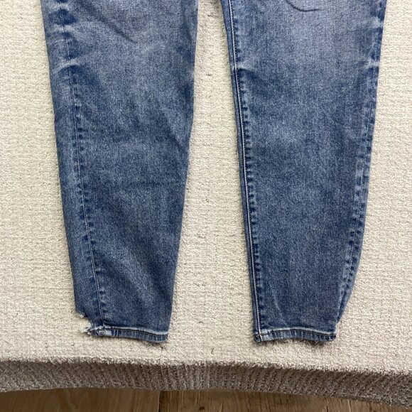 American Eagle High Rise Jegging Stretch Distressed Ripped Jeans Womens 20 Long - Picture 4 of 13